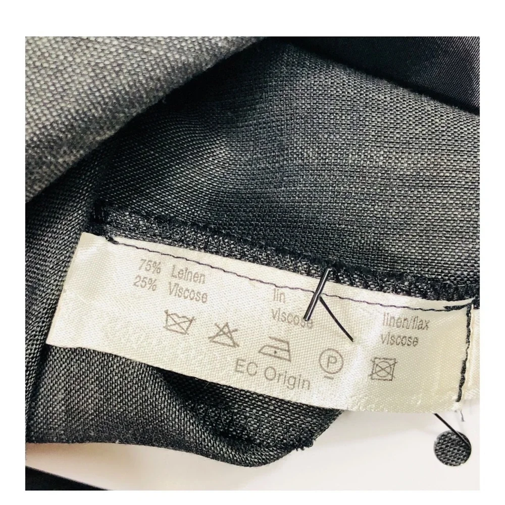 Akris Punto Linen Brown Pencil Skirt - Picture 12 of 12